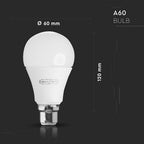 10W A60 Żarówka LED Kompatybilna z Amazon Alexa i Google Home / Barwa: RGB+WW+CW / Trzonek:B22
