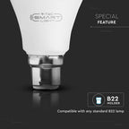 10W A60 Żarówka LED Kompatybilna z Amazon Alexa i Google Home / Barwa: RGB+WW+CW / Trzonek:B22