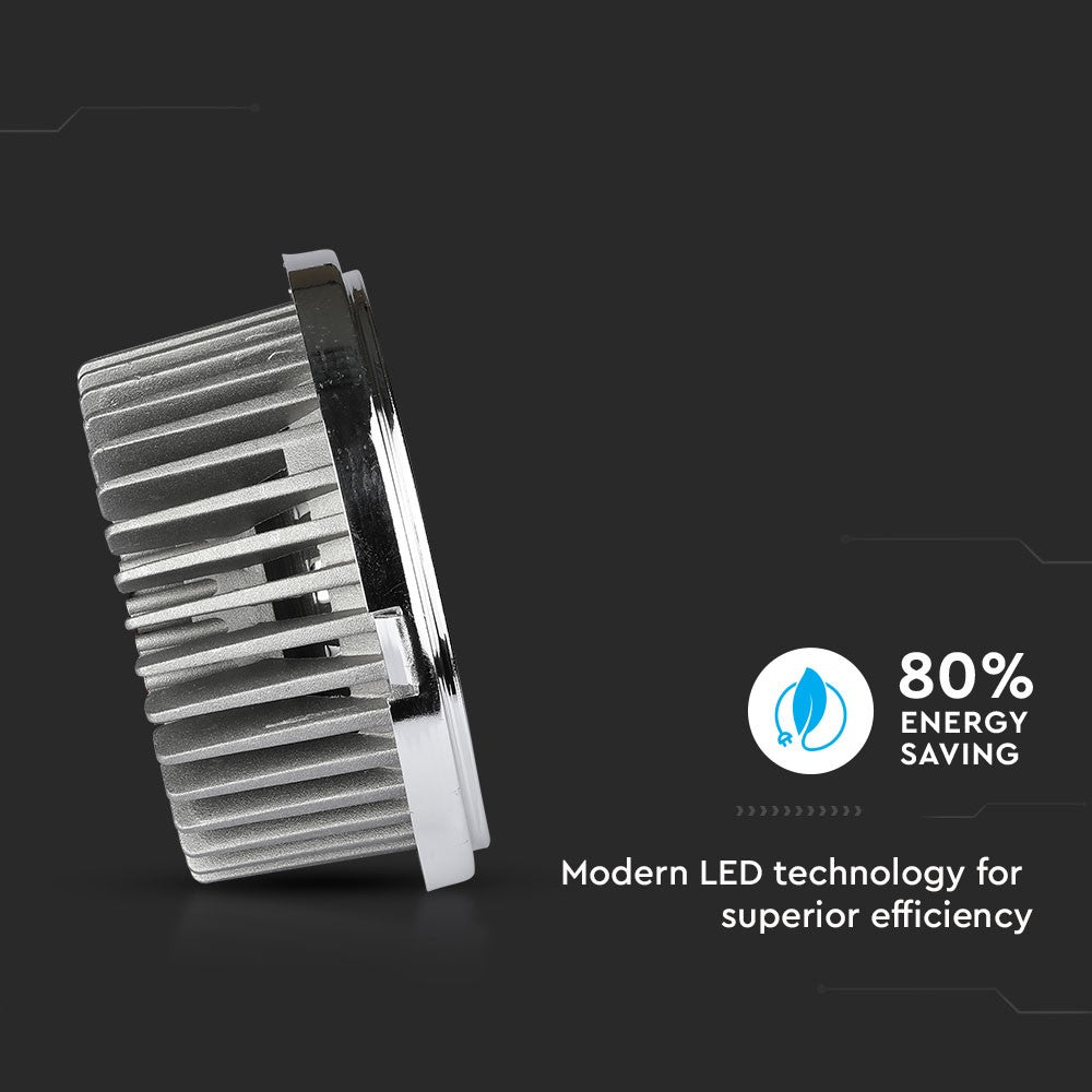 20W Reflektor AR111 / Barwa:6400K / Kąt 40' / Srebrny