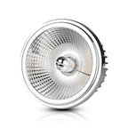 20W Reflektor AR111 / Barwa:6400K / Kąt 40' / Srebrny