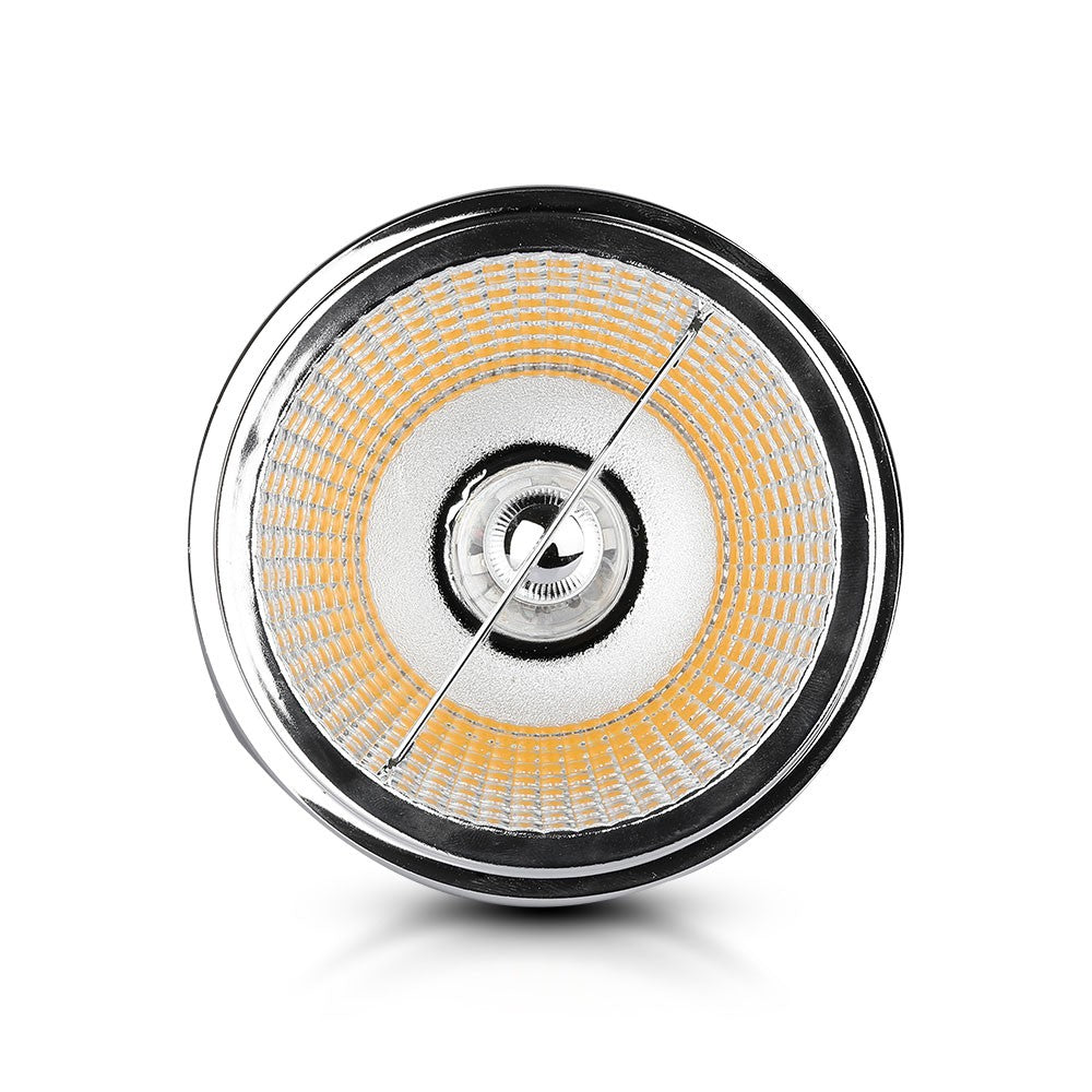 20W Reflektor AR111 / Barwa:6400K / Kąt 40' / Srebrny