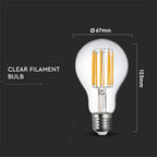18W A67 Żarówka LED Filament / Barwa:3000K / Skuteczność: 135lm/W / Trzonek:E27