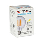 18W G95 Żarówka LED Filament / Barwa:3000K / Skuteczność: 135lm/W / Trzonek:E27
