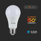9.5W A60 Żarówka LED / Barwa:3000K / Skuteczność: 160lm/W / Trzonek:E27