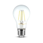 8W A65 Żarówka LED Filament / Barwa:3000K / Ściemniana / Trzonek:E27