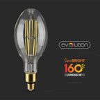 24W LED ED120 Żarówka LED Filament / Klosz Transparentny / Barwa:4000K / Skuteczność: 160lm/W / Trzonek:E27