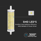 18W R7s Żarówka LED / Obudowa: ceramiczna / Barwa:3000K