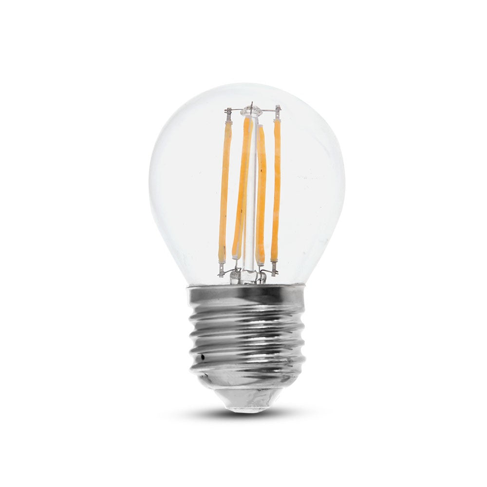 6W G45 Filament / Klosz Transparentny/ Barwa:2700K / Trzonek: E27