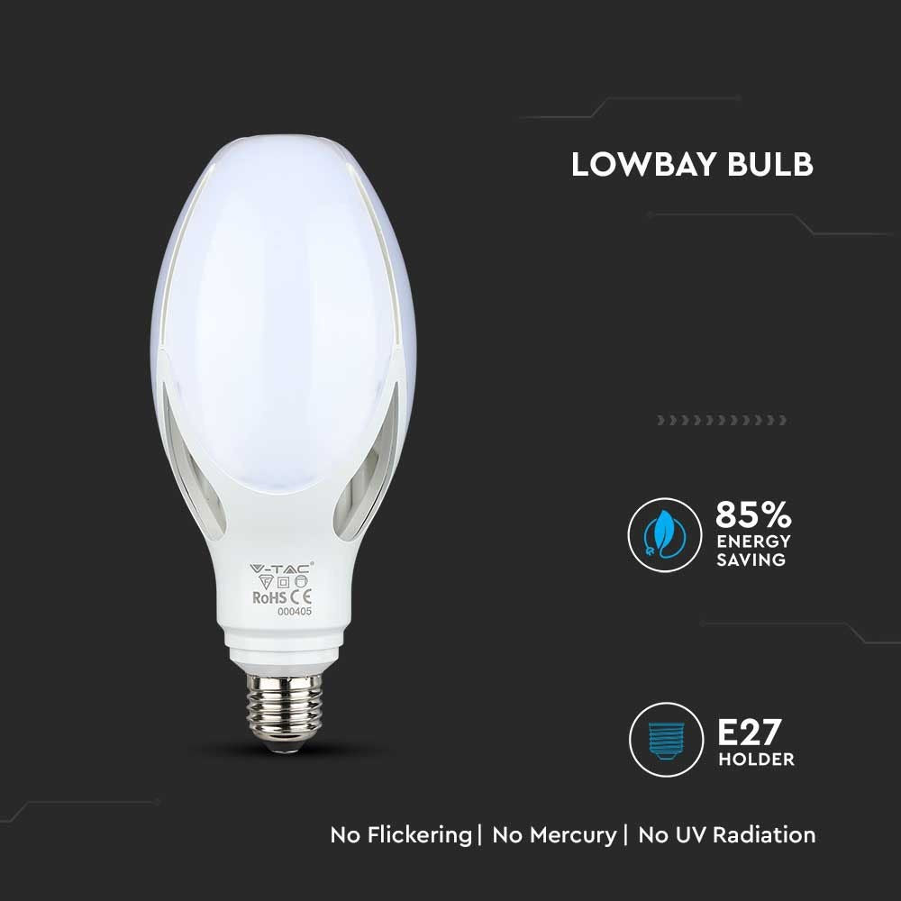 36W Uliczna Żarówka LED / Chip SAMSUNG / Barwa:4000K / Trzonek:E27