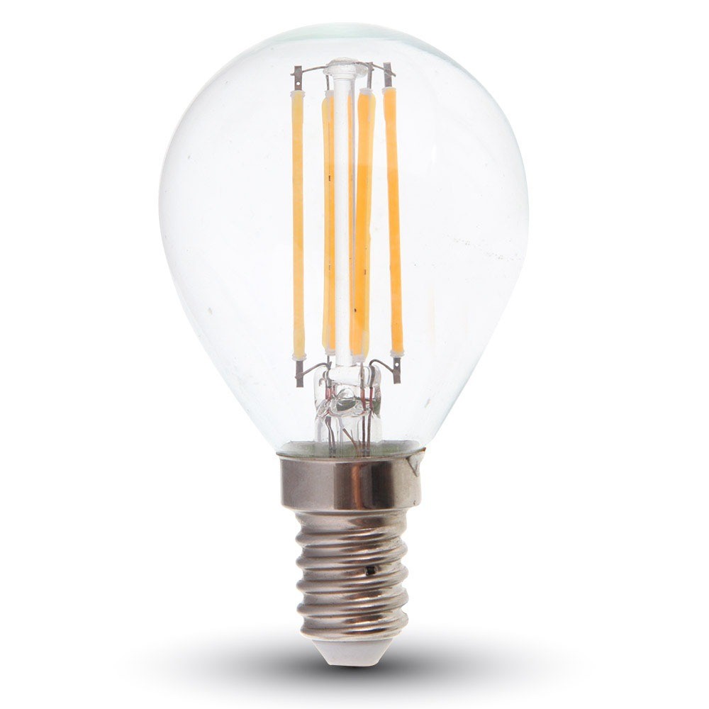 6W P45 Filament / Klosz Transparentny/ Barwa:6400K / Trzonek: E14 / Skuteczność: 130lm/W