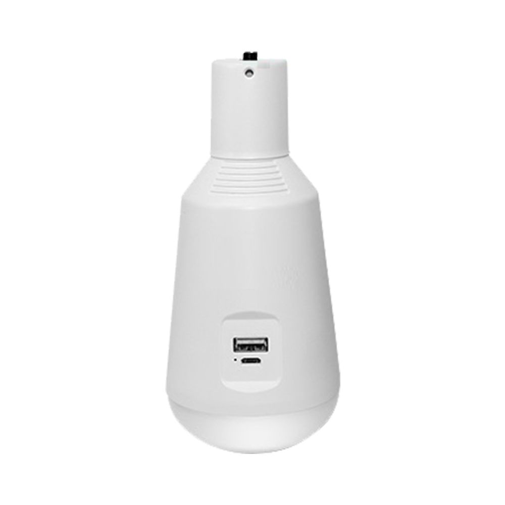 7W Żarówka LED z baterią i panelem solarnym / Chip SAMSUNG / Barwa:3w1 / Trzonek:E27