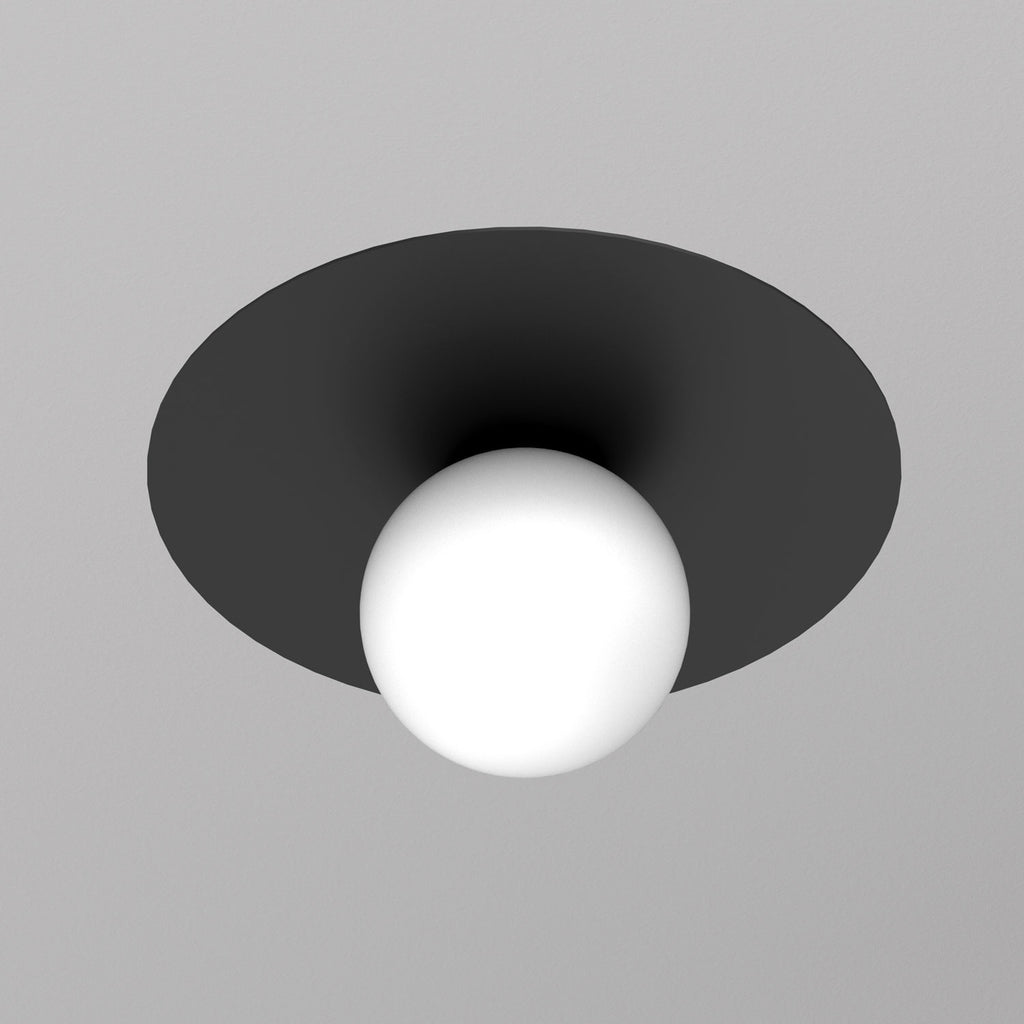 plafon Flat black (glass 2815) 1xE27