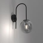 kinkiet Cambridge (smoke glass 2907) black 1xE14