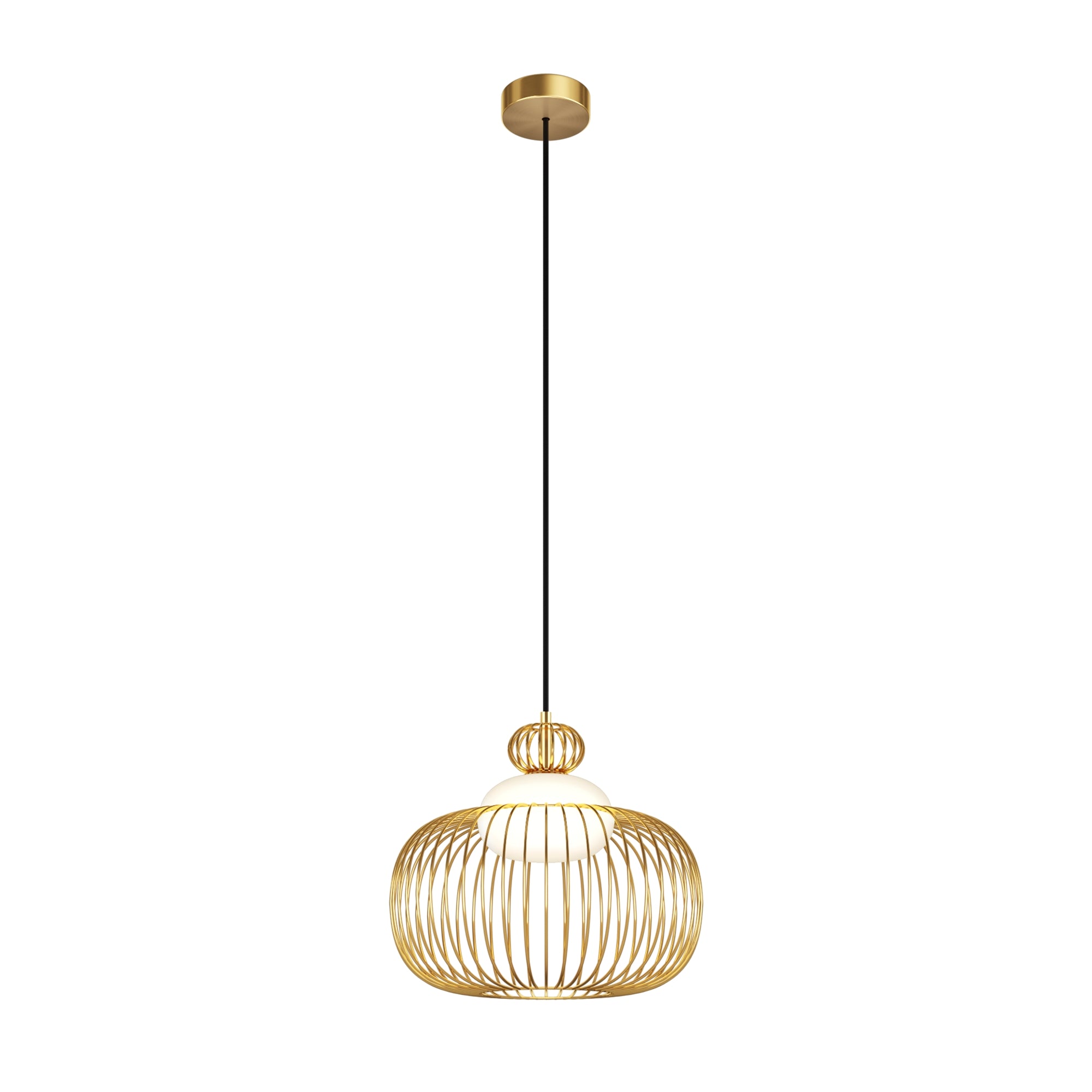 Maytoni Lampa wisząca Levitation - Metal - Mosiądz MOD376PL-01G