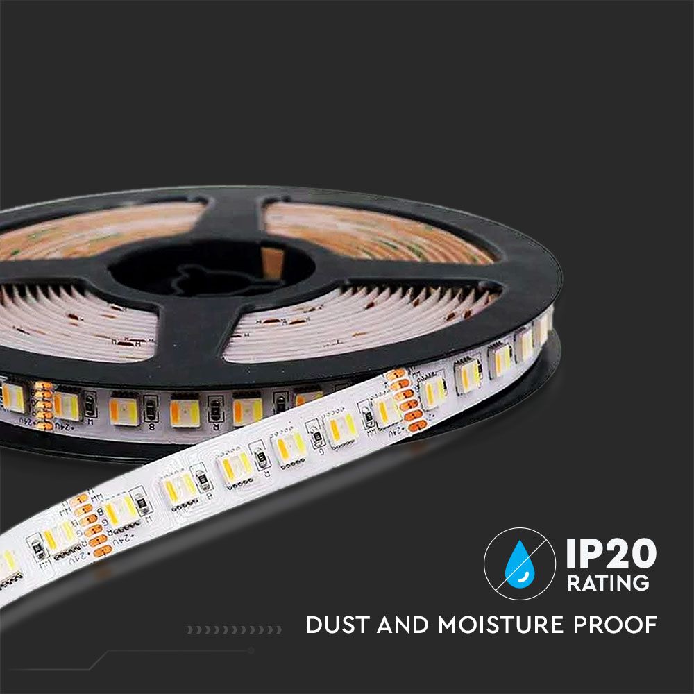 24W Taśma LED / Barwa:3w1+RGB / IP20 / Zasilanie: 24V / Rolka:5m