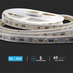 24W Taśma LED / Barwa:3w1+RGB / IP65 / Zasilanie: 24V / Rolka:5m