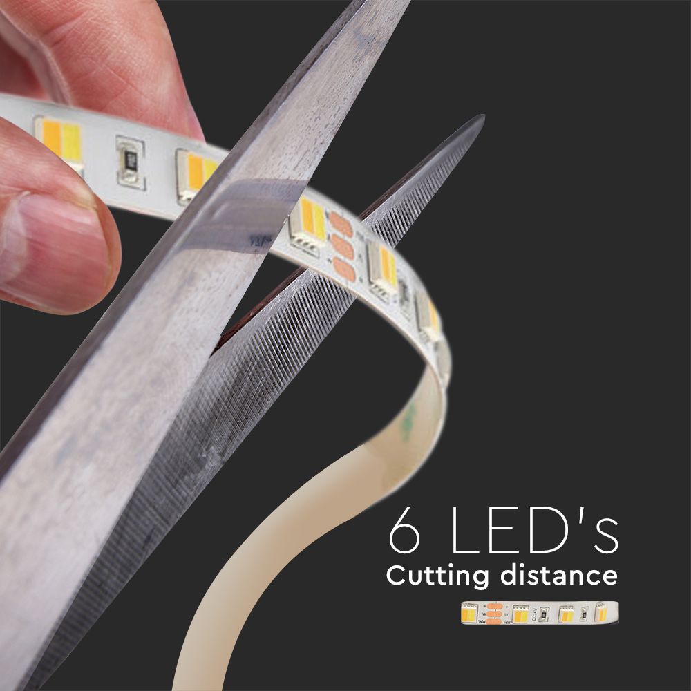 14W Taśma LED / Barwa:3w1 / IP20 / Zasilanie: 24V / Rolka:5m