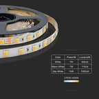 14W Taśma LED / Barwa:3w1 / IP20 / Zasilanie: 24V / Rolka:5m
