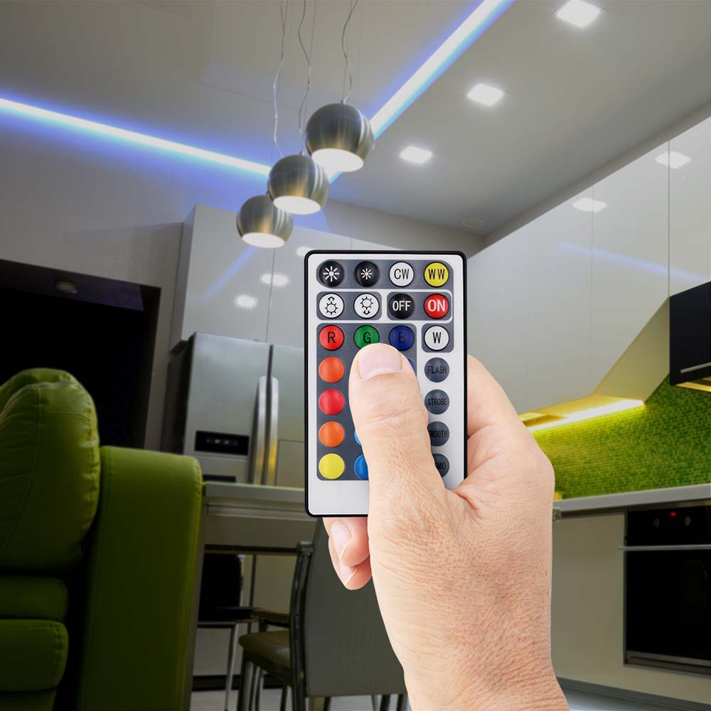 Sterownik do paska / 3w1+RGB / Ściemnianie / Sterowanie: Pilot