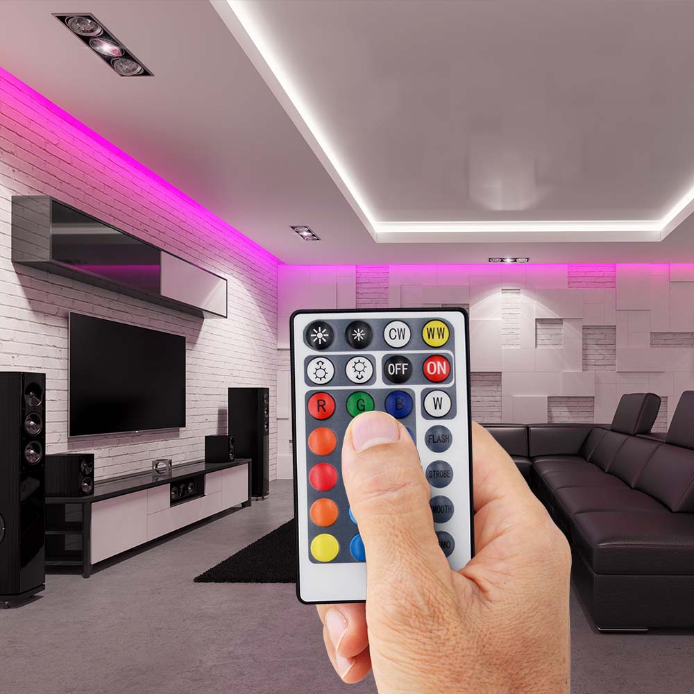 Sterownik Wifi do paska / 3w1+RGB / Ściemnianie / Sterowanie: Pilot Wifi
