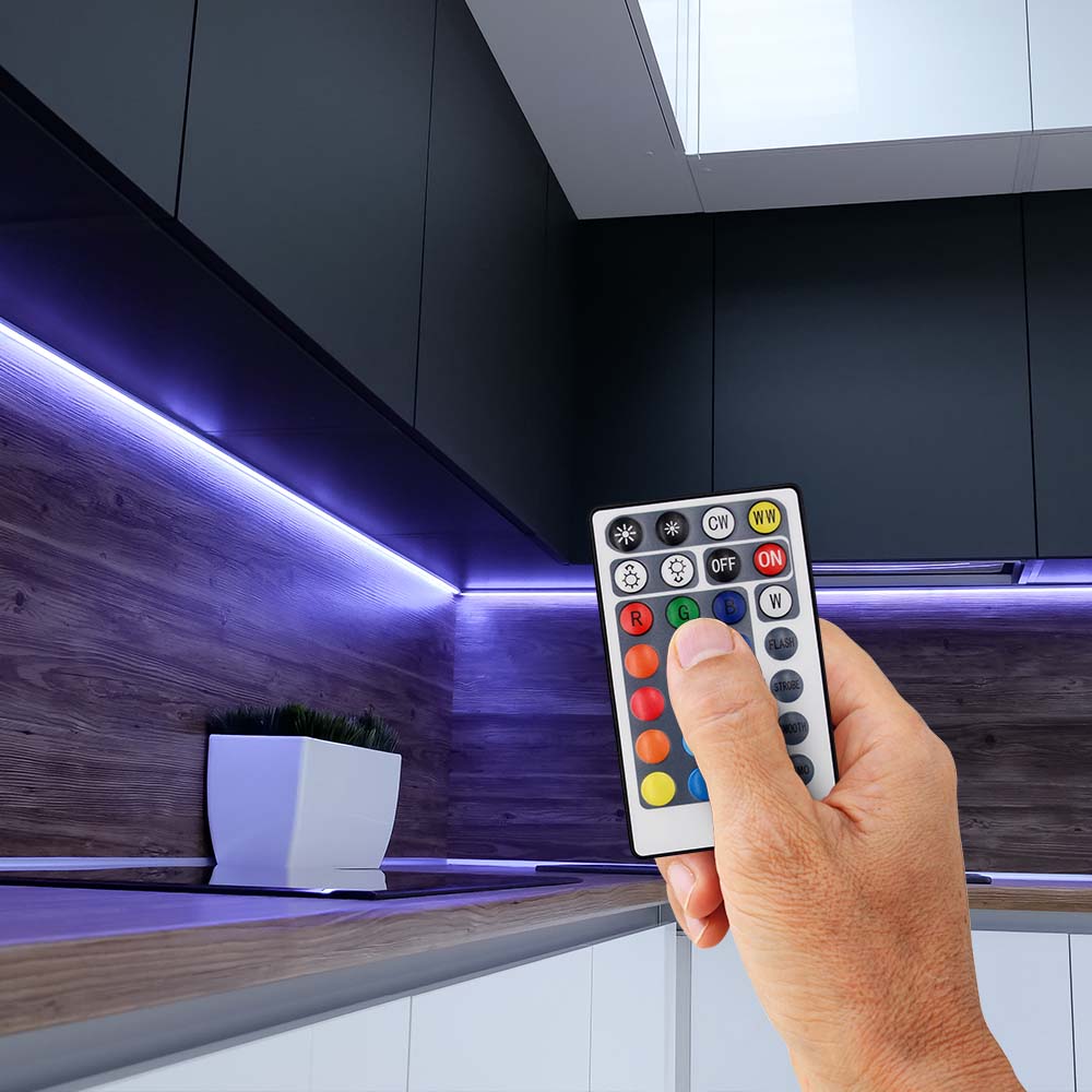 Sterownik Wifi do paska / 3w1+RGB / Ściemnianie / Sterowanie: Pilot Wifi