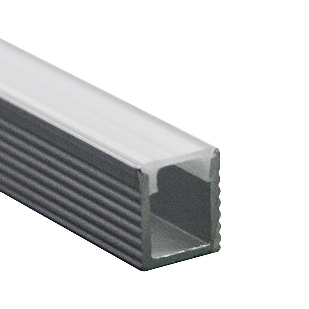 Profil Aluminiowy do paska LED na powierzchniowy / 2000mmx7.8mmx9mm / Klosz: Mleczny / Kolor: Aluminium