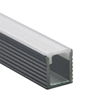 Profil Aluminiowy do paska LED na powierzchniowy / 2000mmx7.8mmx9mm / Klosz: Mleczny / Kolor: Aluminium