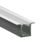 Profil Aluminiowy do paska LED na powierzchniowy / 2000mmx12.4mmx9mm / Klosz: Mleczny / Kolor: Aluminium