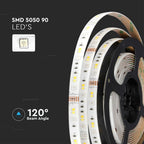 10W Zestaw Taśma LED z zasilaczem / Kompatybilny z Amazon Alexa i Google Home / Barwa: RGB+3w1 / IP65 (EU Wtyczka)
