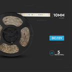 10W Zestaw Taśma LED z zasilaczem / Kompatybilny z Amazon Alexa i Google Home / Barwa: RGB+3w1 / IP65 (EU Wtyczka)