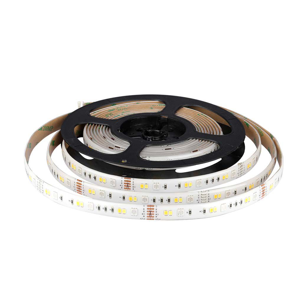 10W Zestaw Taśma LED z zasilaczem / Kompatybilny z Amazon Alexa i Google Home / Barwa: RGB+3w1 / IP65 (EU Wtyczka)