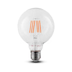 6W G125 Żarówka LED Filament / Chip SAMSUNG / Barwa:2700K / Trzonek:E27
