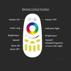 Pilot WiFi RGB+W do sterowników SKU 2912, 2913 / 4 strefowy / Obudowa: Biała