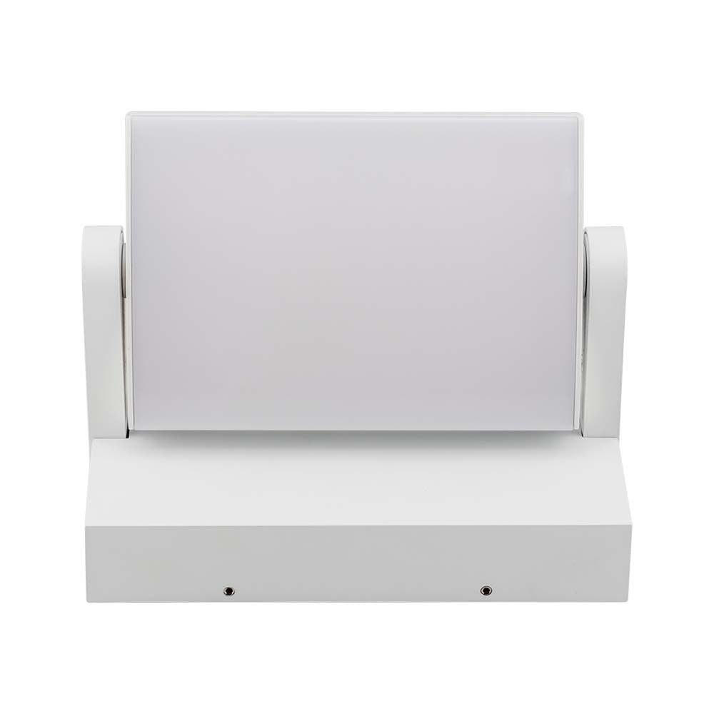17W Lampa ścienna LED / Barwa:3000K / Obudowa: Biała / Kwadratowa