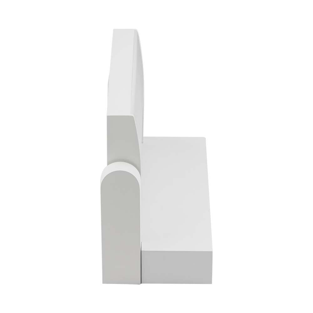 17W Lampa ścienna LED / Barwa:4000K / Obudowa: Biała / Kwadratowa