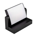 17W Lampa ścienna LED / Barwa:4000K / Obudowa: Czarna / Kwadratowa