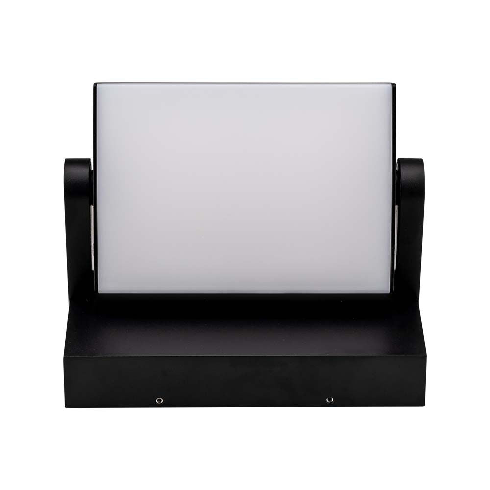 17W Lampa ścienna LED / Barwa:4000K / Obudowa: Czarna / Kwadratowa
