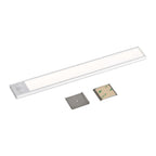 2.5W Oprawa pod szafkowa na baterie z czujnikiem ruchu 60cm / Barwa:4000K / IP20 / Obudowa: Srebrna / Ładowanie USB
