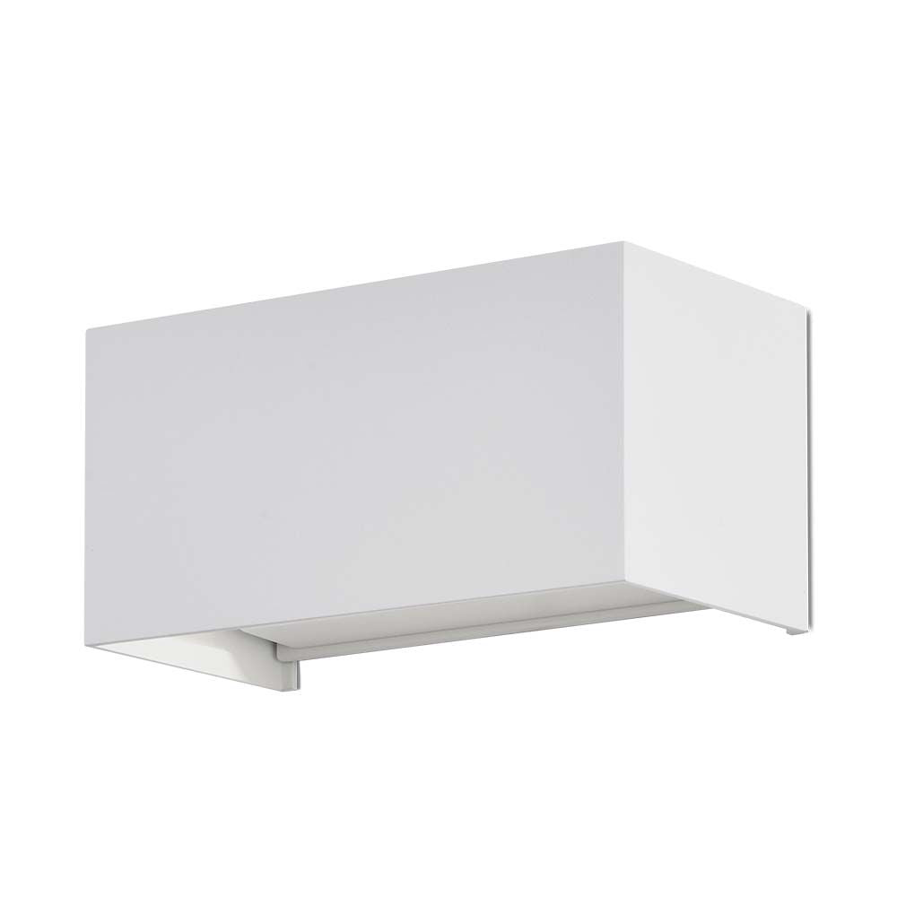 24W Lampa ścienna LED / Barwa:3000K / Obudowa: Biała / Kwadratowa