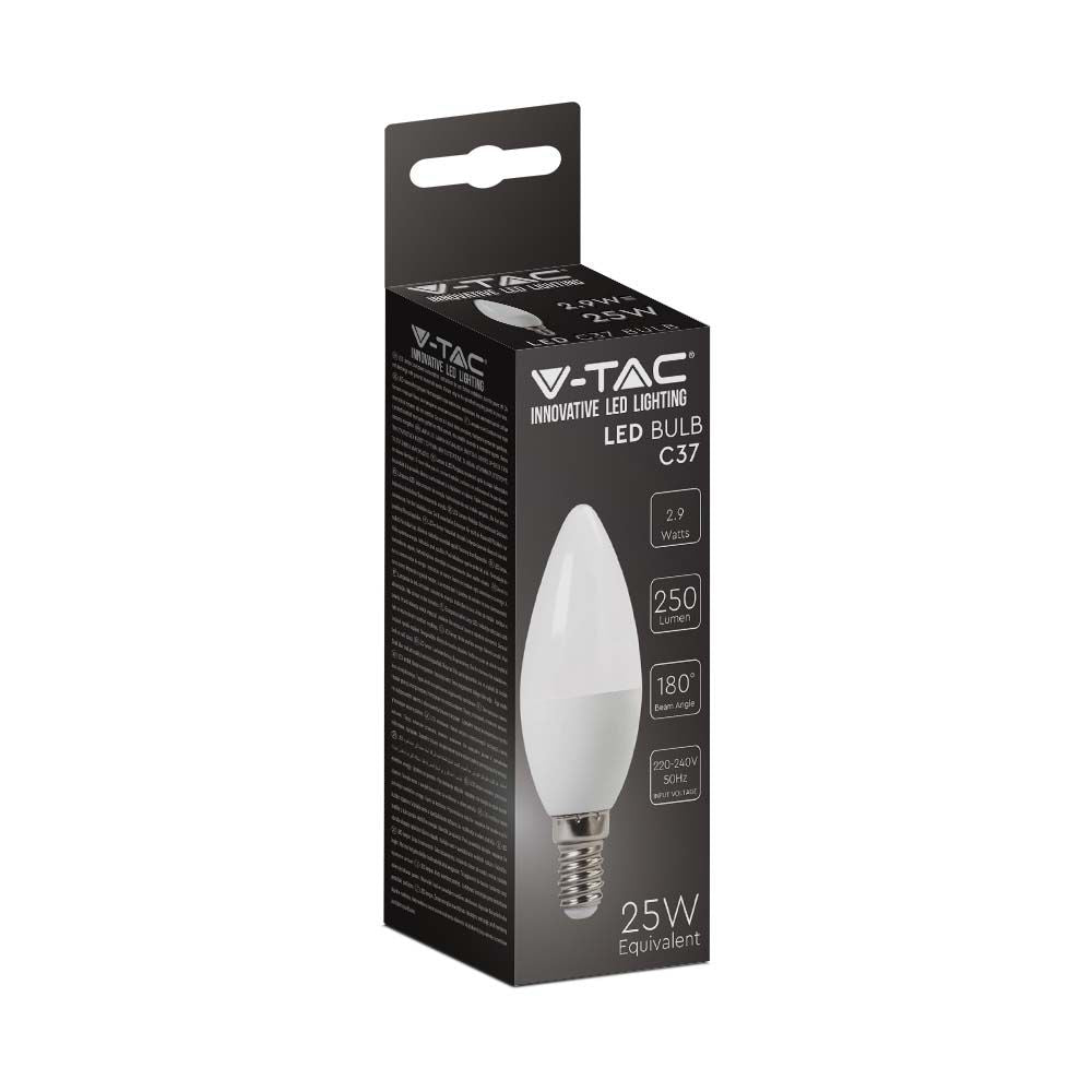 2.9W C35 Żarówka LED / Barwa:3000K / Trzonek:E14