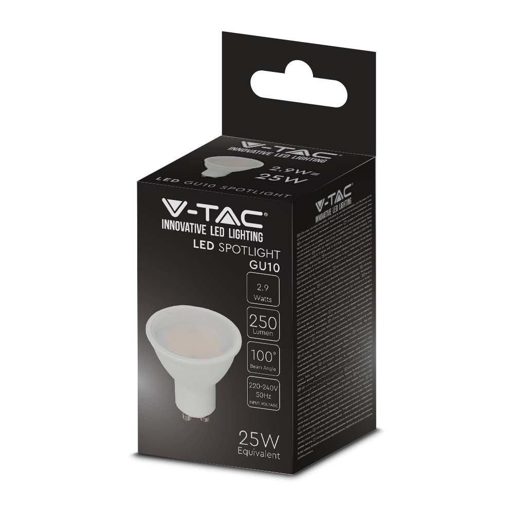 2.9W GU10 Żarówka LED / Barwa:6500K / Trzonek: GU10