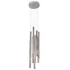 Maxlight Lampa wisząca Organic - Stal nierdzewna + akryl - Chrom P0206D