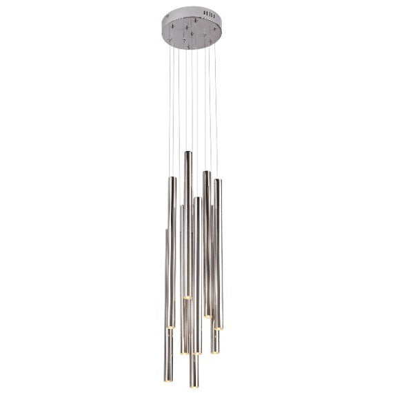 Maxlight Lampa wisząca Organic - Stal nierdzewna + akryl - Chrom P0206D