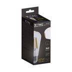 4W ST64 Żarówka LED Filament / Klosz Transparentny / Barwa:3000K / Trzonek:E27 / Skuteczność: 210lm/W