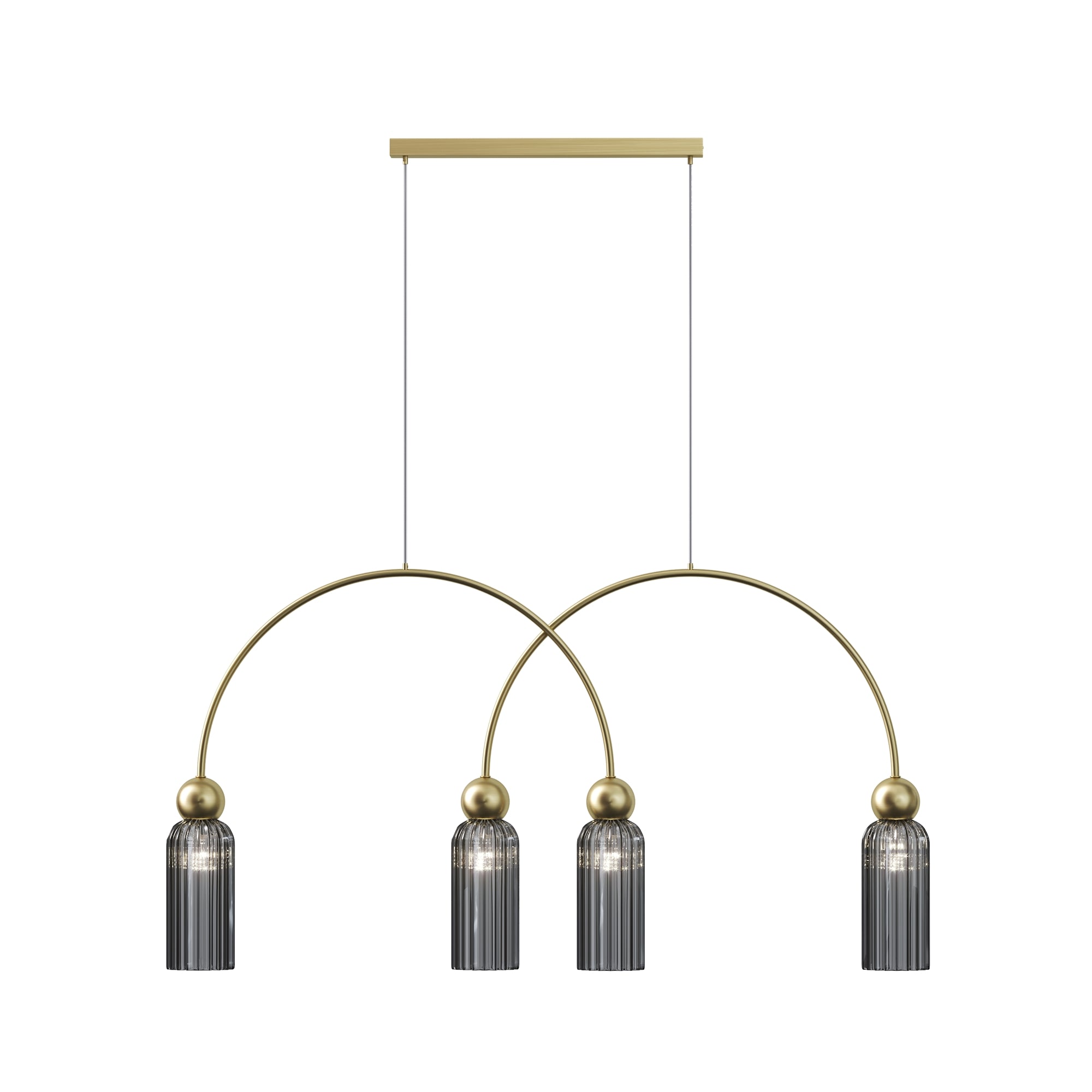 Maytoni Lampa wisząca Antic - Metal - Złoty MOD302PL-04GR