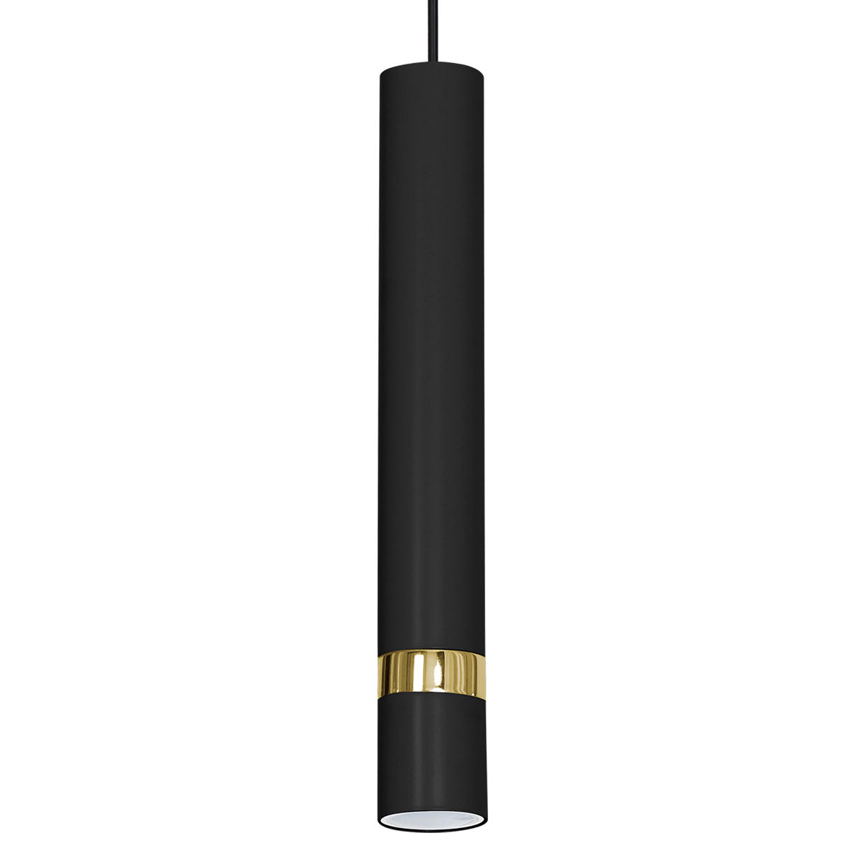 żyrandol Reno black/gold 3xGU10