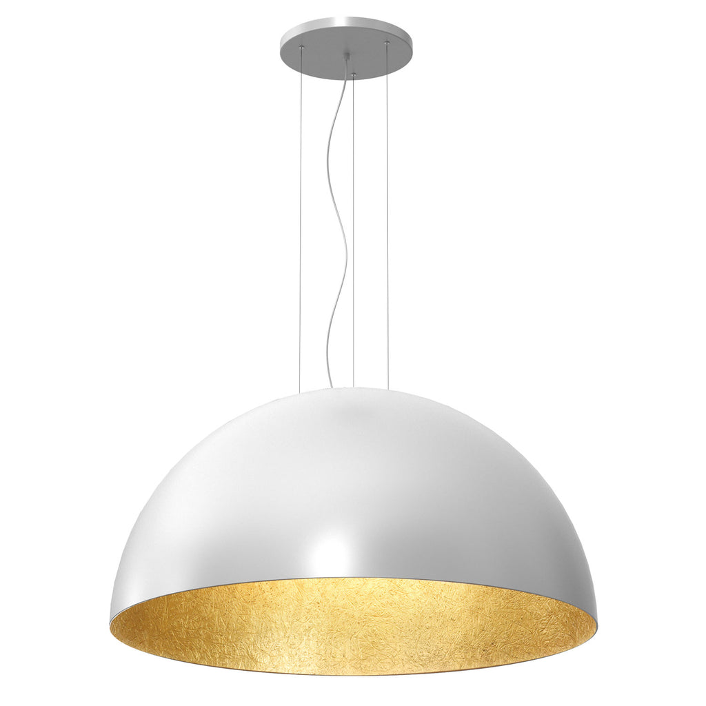 żyrandol Compo 1/2 bool ( dia 1000) white/gold 1xE27
