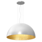żyrandol Compo 1/2 bool ( dia 1000) white/gold 1xE27