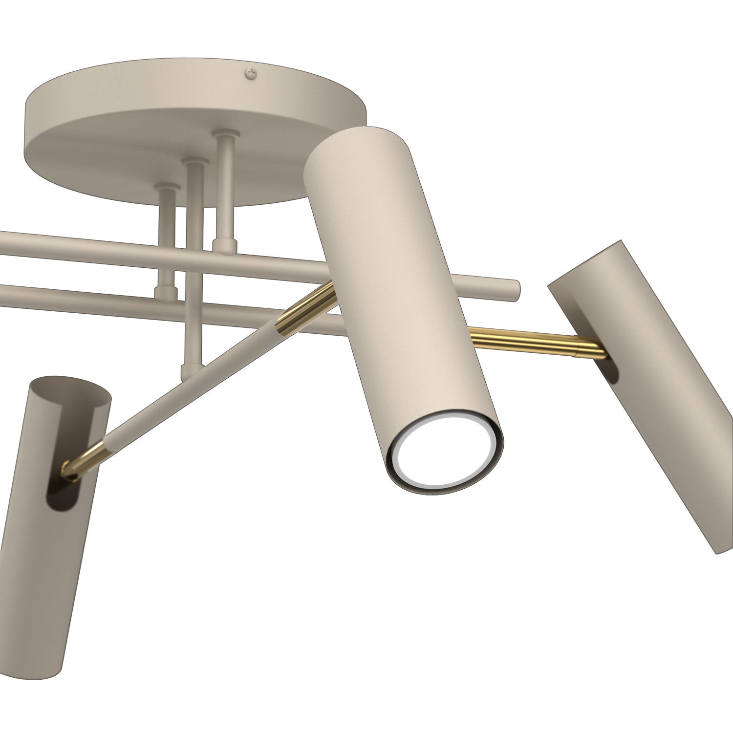 plafon prosty Axion beige/gold 4xGU10