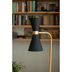 Maxlight Lampa stołowa Cornet - Metal - Czarny + złoty T0039